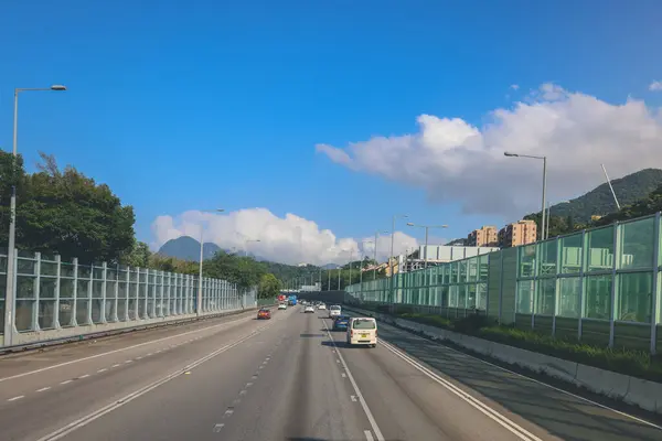 香港高速道路の風景2023年5月4日 — ストック写真