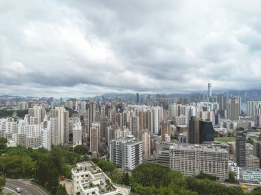 6 Mayıs 2023 Cheung Sha Wan, Hong Kong yerleşim bölgesi.