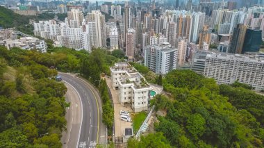 6 Mayıs 2023 Cheung Sha Wan, Hong Kong yerleşim bölgesi.