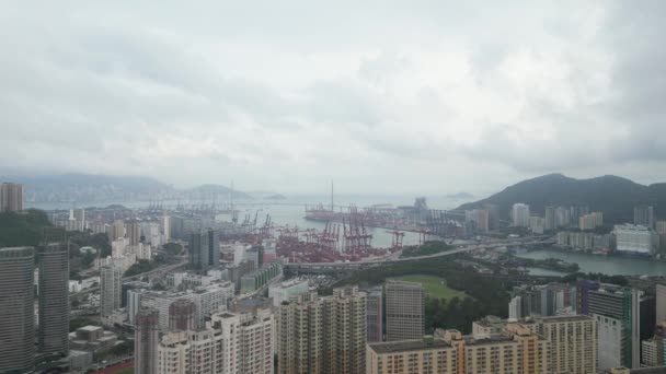 Vista Las Terminales Hong Kong Mayo 2023 — Vídeos de Stock