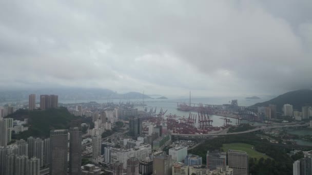 Pohled Hongkongské Terminály Května 2023 — Stock video