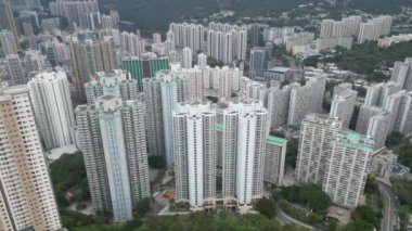 Tai Wo Hau bölgesinde ikamet alanı, Hong Kong, 6 Mayıs 2023.