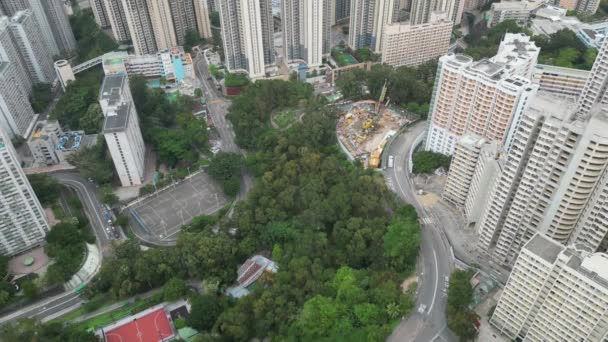 Zona Residenziale Nel Distretto Tai Hau Hong Kong Maggio 2023 — Video Stock