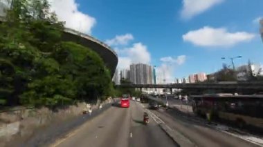 Kwun Tong Yolu, Hong Kong - 4 Mayıs 2023.