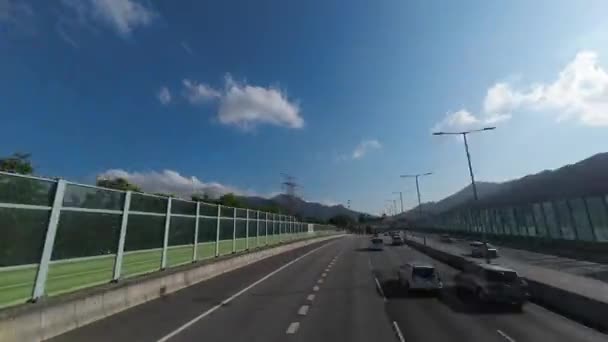 Paysage Route Fanling Hong Kong Mai 2023 — Video