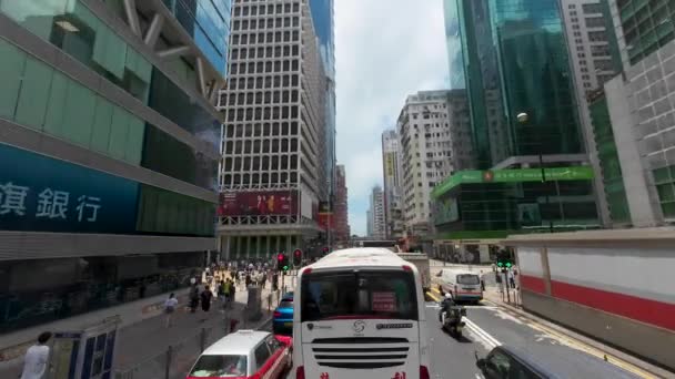 Mong Kok Road Hongkongu Maja 2023 — Wideo stockowe