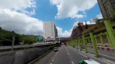 Tai po yolu, Hong Kong - 4 Mayıs 2023.