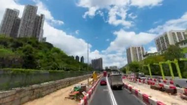 Tai po yolu, Hong Kong - 4 Mayıs 2023.