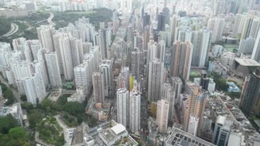 Şehir manzaralı otoyol, Tolo Otoyolu, Hong Klong, 4 Mayıs 2023.