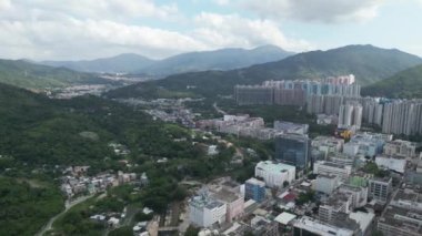 Hong Kong - 4 Mayıs 2023: Tseung Kwan O, Hong Kong özel konutları.