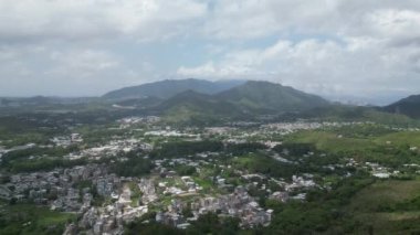 Hong Kong - 4 Mayıs 2021: Kwan Tei Köyü, Hong Kong Yeni Bölgeler.