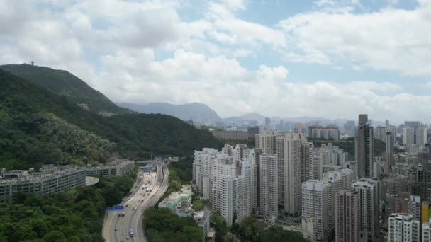 Hong Kong Mai 2023 Highway Ching Cheung Road Hong Kong — Video