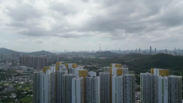 Areal View Leng Shan Hong Kong — Stock video