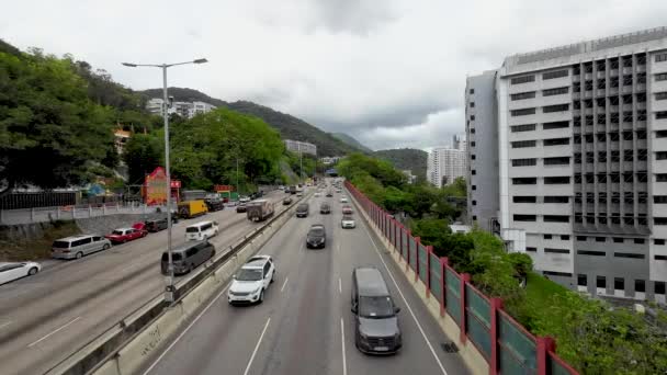 Hong Kong Maja 2023 Autostrada Ching Cheung Road Hongkong — Wideo stockowe
