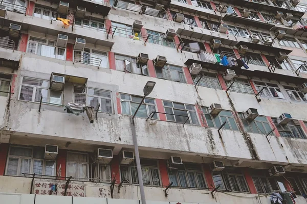 Der Wohnblock Auf Der Insel Hongkong Mai 2023 — Stockfoto