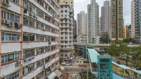 Een Appartementencomplex Hong Kong Eiland Mei 2023 — Stockfoto
