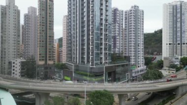 Chai Wan Yolu, Shau Kei Wan, Hong Kong - 10 Mayıs 2023.