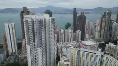 Kennedy Kasabası, Hong Kong şehri - 10 Mayıs 2023.