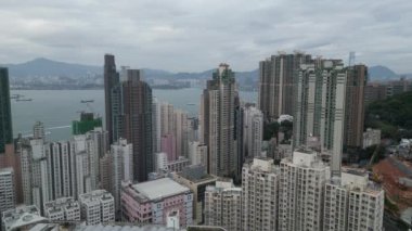 Kennedy Kasabası, Hong Kong şehri - 10 Mayıs 2023.