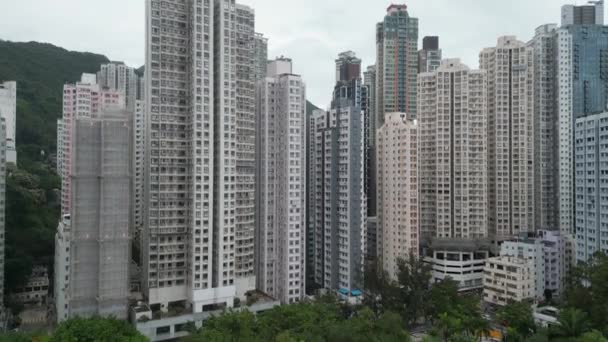 Cidade Kennedy Paisagem Urbana Hong Kong Maio 2023 — Vídeo de Stock