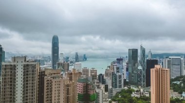 16 Mayıs 2023, Hong Kong 'un batısındaki yerleşim bölgesi.