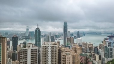 16 Mayıs 2023, Hong Kong 'un orta seviyesindeki yerleşim bölgesi.