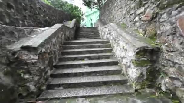Ijzeren Poort Naar Hong Kong Jamia Moskee Mei 2023 — Stockvideo