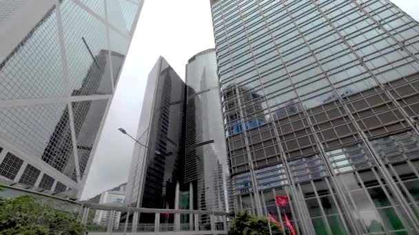 Koncernen Centrala Hongkong Den Maj 2023 — Stockvideo