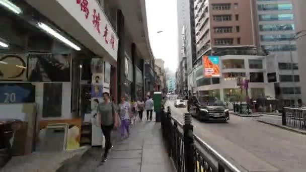 Hollywood Road Aberdeen Street Гонконг Мая 2023 Года — стоковое видео