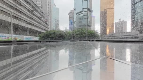 Modern Irodaházak Hong Kong Központjában Május 2023 — Stock videók