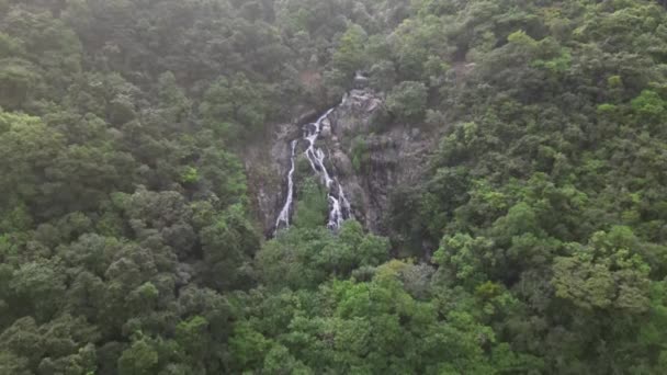 Little Hawaii Falls Lin Yuen Terrace Falls — Video Stock
