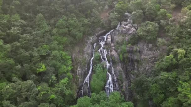 Little Hawaii Falls Lin Yuen Terrace Falls — Stock Video