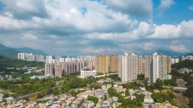 Tai Po bölgesindeki yerleşim bölgesi, hk 20 Mayıs 2023