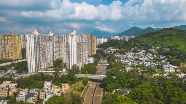 Tai Po bölgesindeki yerleşim bölgesi, hk 20 Mayıs 2023