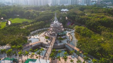 17 Mayıs 2023 Tai Po Rıhtım Parkı, Hong Kong