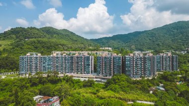 Tai Po bölgesindeki yerleşim bölgesi, hk 20 Mayıs 2023