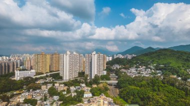 Tai Po bölgesindeki yerleşim bölgesi, hk 20 Mayıs 2023