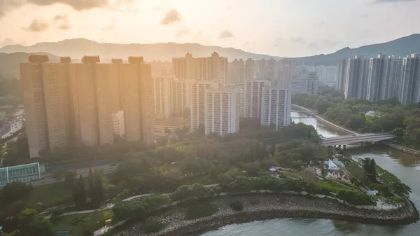 stock image residential area at tai po district, hk May 20 2023