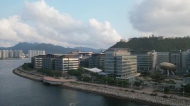 Konut alanı ve Bilim Parkı, Hong Kong, 20 Mayıs 2023.