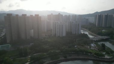 Tai Po bölgesindeki yerleşim bölgesi, hk 20 Mayıs 2023