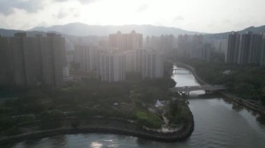 Tai Po bölgesindeki yerleşim bölgesi, hk 20 Mayıs 2023