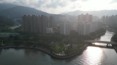 Tai Po bölgesindeki yerleşim bölgesi, hk 20 Mayıs 2023