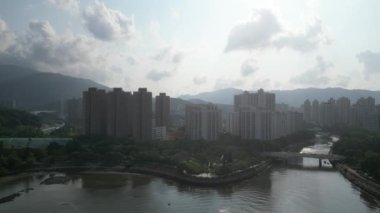 Tai Po bölgesindeki yerleşim bölgesi, hk 20 Mayıs 2023