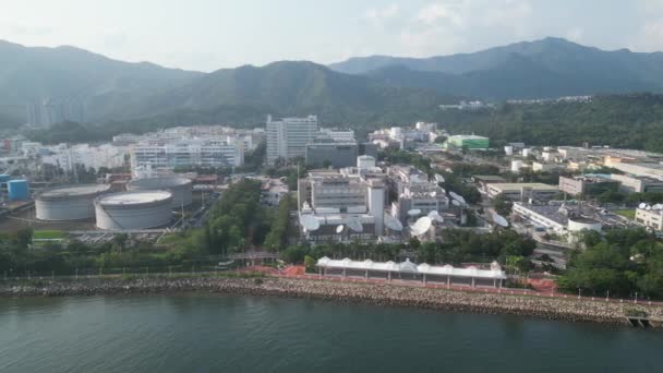 Anlage Tai Industriegebiet Hongkong Mai 2023 — Stockvideo