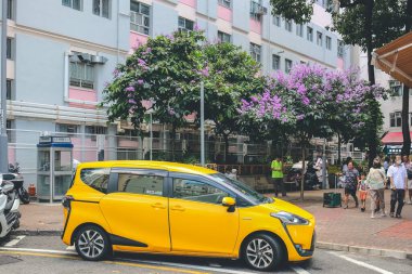 26 Mayıs 2023 'te Tsuen Wan' daki konut binasında.