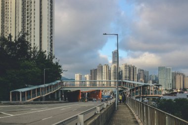 26 Mayıs 2023 'te Tsuen Wan' daki iskan binası.