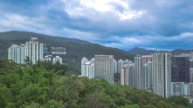 26 Mayıs 2023 'te Tsuen Wan' daki konut binasında.