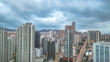 26 Mayıs 2023 'te Tsuen Wan' daki konut binasında.