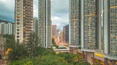 26 Mayıs 2023 'te Tsuen Wan' daki konut binasında.