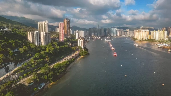 Mayıs 2023 Tsuen Wan Daki Serseri Kanalı Manzarası — Stok fotoğraf